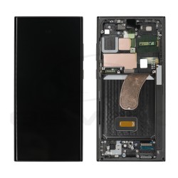 LCD Display SAMSUNG S918 GALAXY S23 ULTRA BLACK WITH FRAME GH82-30465A GH82-30466A GH82-30467A ORIGINAL SERVICE PACK