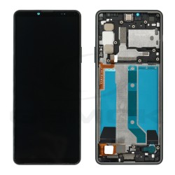 LCD Display SONY XPERIA 10 IV DUAL WITH FRAME BLACK A5047173A ORIGINAL SERVICE PACK