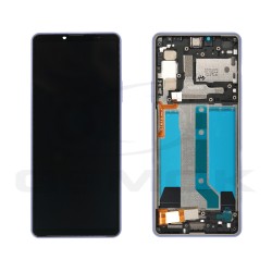 LCD Display SONY XPERIA 10 IV WITH FRAME VIOLET A5047176A ORIGINAL SERVICE PACK