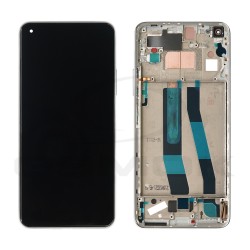 LCD Display XIAOMI MI 11 LITE NE 5G WITH FRAME WHITE SILVER 5600040K9D00 56000N00K900 ORIGINAL SERVICE PACK LCD Display XIAOMI MI 11 LITE NE 5G WITH FRAME WHITE SILVER 5600040K9D00 56000N00K900 ORIGINAL SERVICE PACK