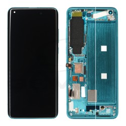LCD Display XIAOMI MI 10 WITH FRAME GREEN VERSION 7 56000K00J200 ORIGINAL SERVICE PACK