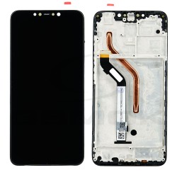 LCD Display XIAOMI POCOPHONE F1 M1805E10A BLACK WITH FRAME [RMORE]