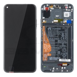 LCD Display HUAWEI HONOR 20 / NOVA 5T WITH FRAME AND BATTERY BLACK 02352TMU 02352SMP ORIGINAL SERVICE PACK