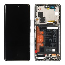 LCD Display HUAWEI HONOR 200 PRO BLACK FRAME AND BATTERY H0235AKHM ORIGINAL SERVICE PACK LCD Display HUAWEI HONOR 200 PRO BLACK FRAME AND BATTERY H0235AKHM ORIGINAL SERVICE PACK