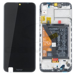 LCD Display HUAWEI HONOR 8A WITH FRAME AND BATTERY BLACK 02352KGH 02352KBE 02352KJM ORIGINAL SERVICE PACK