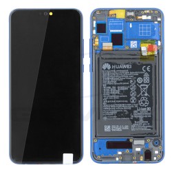 LCD Display HUAWEI HONOR 8X WITH FRAME AND BATTERY BLUE 02352EAQ ORIGINAL SERVICE PACK