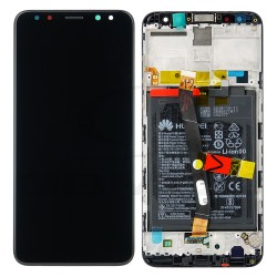 LCD Display HUAWEI MATE 10 LITE RNE-L21 WITH FRAME AND BATTERY BLACK NO LOGO 02351QUG ORIGINAL SERVICE PACK