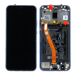 LCD Display HUAWEI MATE 20 LITE WITH FRAME AND BATTERY BLUE 02352DKM 02352GTT 02352DFJ ORIGINAL SERVICE PACK