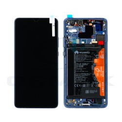 LCD Display HUAWEI MATE 20 X WITH FRAME AND BATTERY BLUE 02352GBD ORIGINAL SERVICE PACK