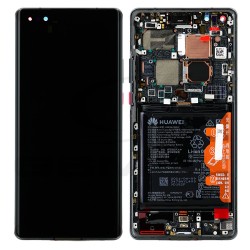 LCD Display HUAWEI MATE 40 PRO NOH-NX9 WITH FRAME AND BATTERY BLACK 02353YMT ORIGINAL SERVICE PACK