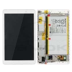 LCD Display HUAWEI MEDIAPAD T2 10.0 PRO WITH FRAME AND BATTERY WHITE 02350TNC ORIGINAL SERVICE PACK