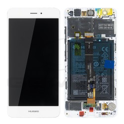 LCD Display HUAWEI NOVA CAN-L01 WITH FRAME AND BATTERY WHITE 02350YUW 02351CKE 02351CKF ORIGINAL SERVICE PACK