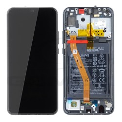 LCD Display HUAWEI P SMART PLUS WITH FRAME AND BATTERY BLACK 02352BUE ORIGINAL SERVICE PACK
