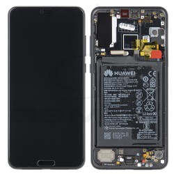 LCD Display HUAWEI P20 PRO WITH FRAME AND BATTERY BLACK 02351WQK 02351WQE ORIGINAL SERVICE PACK