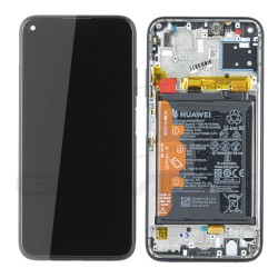 LCD Display HUAWEI P40 LITE WITH FRAME AND BATTERY MIDNIGHT BLACK 02353KFU ORIGINAL SERVICE PACK