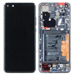 LCD Display HUAWEI P40 PRO PLUS WITH FRAME AND BATTERY BLACK 02353RVJ ORIGINAL SERVICE PACK