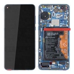 LCD Display HUAWEI P40 WITH FRAME AND BATTERY DEEP SEA BLUE 02353MFU ORIGINAL SERVICE PACK
