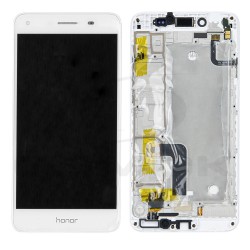 LCD Display HUAWEI Y6 II COMPACT / HONOR 5A WITH FRAME AND BATTERY WHITE 97070PMV ORIGINAL SERVICE PACK