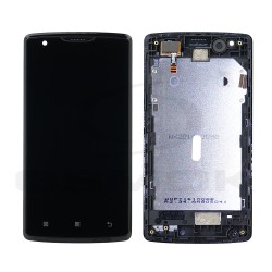 LCD Display LENOVO A1000M BLACK WITH FRAME 5D68C05657 ORIGINAL SERVICE PACK