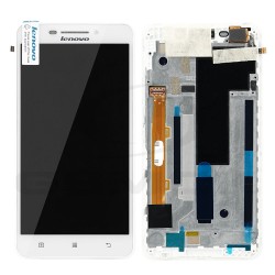 LCD Display LENOVO A5000 WHITE WITH FRAME 5D68C01819 ORIGINAL SERIVCE PACK