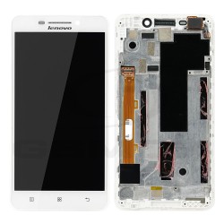 LCD Display LENOVO A5000 WHITE WITH FRAME 5D68C01819 [ORIGINAL USED]