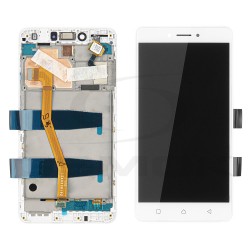 LCD + TOUCH PAD COMPLETE LENOVO K6 NOTE WHITE WITH FRAME