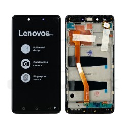 LCD Display LENOVO K6 NOTE BLACK WITH FRAME