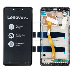LCD Display LENOVO K6 NOTE GREY WITH FRAME 5D68C06715 ORIGINAL SERVICE PACK