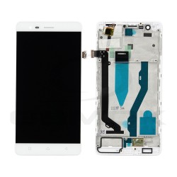 LCD Display LENOVO VIBE K5 NOTE WHITE WITH FRAME 5D68C05525 ORIGINAL SERVICE PACK