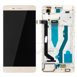LCD Display LENOVO VIBE K5 NOTE GOLD WITH FRAME 5D68C05524 ORIGINAL SERVICE PACK