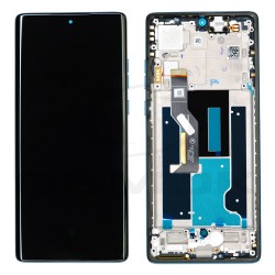 LCD Display MOTOROLA MOTO EDGE 50 FUSION 5D68C24368 5D68C24633 5D68C24359 5D68C24346 5D68C24362 WITH FRAME FOREST BLUE ORIGINAL SERVICE PACK