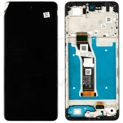 LCD Display MOTOROLA MOTO G04 WITH FRAME BLACK 5D68C23890 ORIGINAL SERVICE PACK