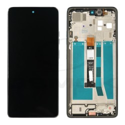 LCD Display MOTOROLA MOTO G75 5G WITH FRAME GREEN 5D68C28970 ORIGINAL SERVICE PACK