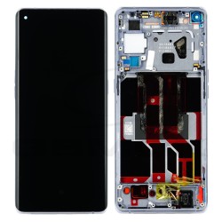 LCD Display OPPO RENO 6 PRO WITH FRAME ARCTIC GRAY/BLACK 4907528 ORIGINAL SERVICE PACK