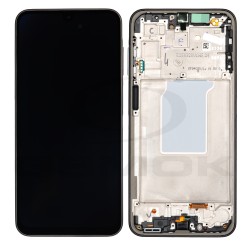 LCD Display SAMSUNG A266 GALAXY A26 5G WITH FRAME BLACK GH82-37049A ORIGINAL SERVICE PACK
