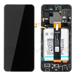 LCD Display SAMSUNG A326 GALAXY A32 5G BLACK WITH FRAME AND BATTERY GH82-25453A GH82-25454A ORIGINAL SERVICE PACK