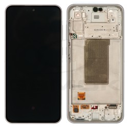 LCD Display SAMSUNG A366 GALAXY A36 5G PURPLE WITH FRAME GH82-36841D ORIGINAL SERVICE PACK