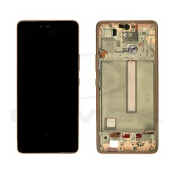 LCD Display SAMSUNG A536 GALAXY A53 5G AWESOME PEACH WITH FRAME GH82-28025D GH82-28024D GH82-28026D ORIGINAL SERVICE PACK