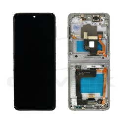 LCD Display SAMSUNG F721 GALAXY Z FLIP 4 5G WITH FRAME BLUE [REFURBISHED]
