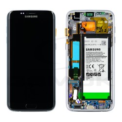 LCD Display SAMSUNG G935 GALAXY S7 EDGE BLACK WITH FRAME AND BATTERY GH82-13359A GH82-13388A  ORIGINAL SERVICE PACK