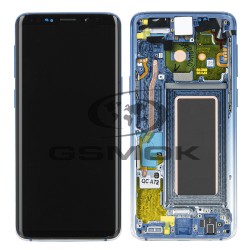 LCD Display SAMSUNG G960 GALAXY S9 POLARIS BLUE WITH FRAME  GH97-21697G GH97-21696G ORIGINAL SERVICE PACK