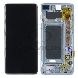 LCD Display SAMSUNG G975 GALAXY S10 PLUS PRISM BLUE WITH FRAME GH82-18849C GH82-18834C ORIGINAL SERVICE PACK
