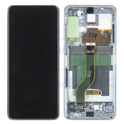 LCD Display SAMSUNG G985 G986 GALAXY S20 PLUS COSMIC GRAY WITH FRAME GH82-22134E, GH82-22145E ORIGINAL SERVICE PACK