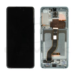 LCD Display SAMSUNG G985 G986 GALAXY S20 PLUS WITH FRAME NO CAMERA AURA BLUE GH82-31445D GH82-31441D GH82-31442D ORIGINAL SERVICE PACK