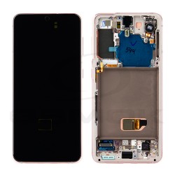 LCD Display SAMSUNG G991 GALAXY S21 PINK WITH FRAME GH82-24544D GH82-24545D ORIGINAL SERVICE PACK