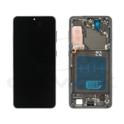 LCD Display SAMSUNG G991 GALAXY S21 WITH FRAME GRAY [OLED]