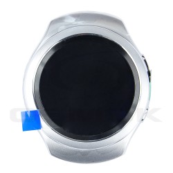 LCD Display SAMSUNG R7200 GALAXY GEAR S2 CLASSIC WHITE / SILVER WITH FRAME GH97-18003B ORIGINAL SERVICE PACK