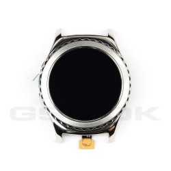 LCD Display SAMSUNG R732 GALAXY GEAR S2 CLASSIC PLATINUM SILVER WITH FRAME GH97-18012C ORIGINAL SERVICE PACK