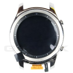 LCD Display SAMSUNG R770 GALAXY GEAR S3 CLASSIC SILVER WITH FRAME GH97-19608A ORIGINAL SERVICE PACK