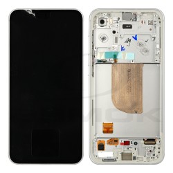 LCD Display SAMSUNG S711 GALAXY S23 FE GH82-32854B GH82-32857B WHITE ORIGINAL SERVICE PACK